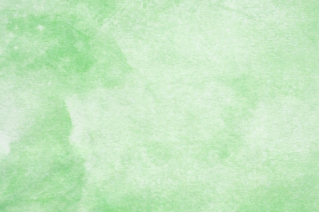 Abstract green watercolor background texture close up