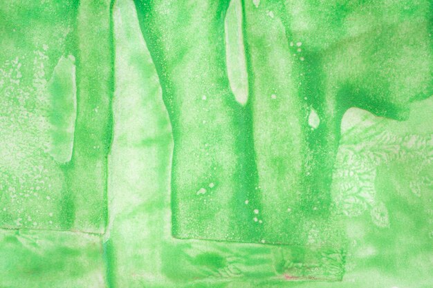 Photo abstract green watercolor background texture close up