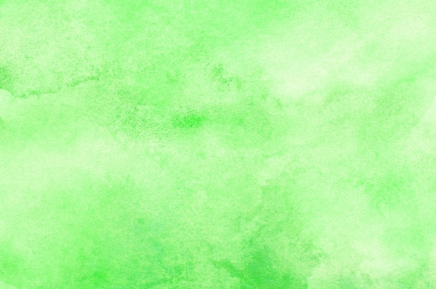 Abstract green watercolor background texture