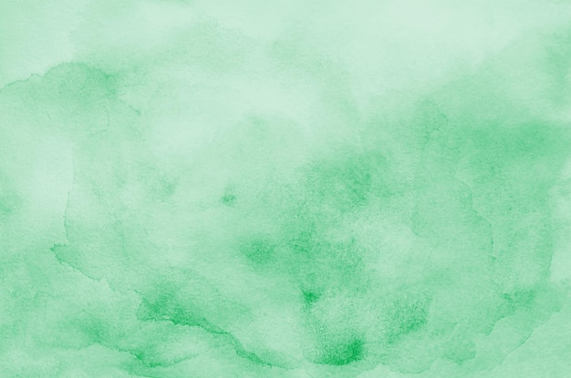 Abstract green watercolor background texture