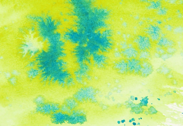 Abstract green watercolor background