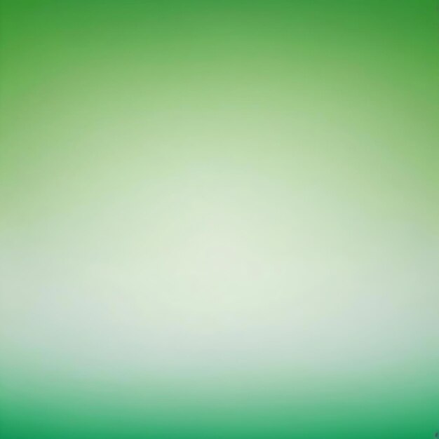 Abstract green and white gradient plain studio background