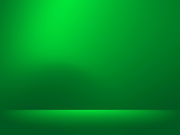 Abstract green and white gradient Plain studio background