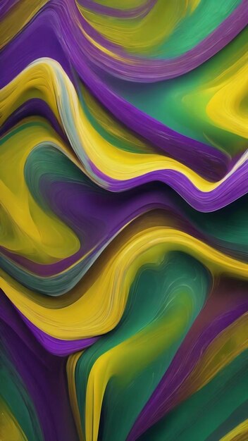 Photo abstract green yellow white and purple background