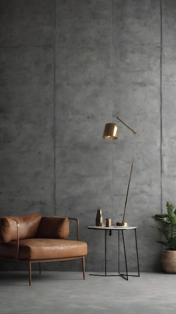 Abstract grey grunge concrete or cement wall texture in stylish apartments indoor texture