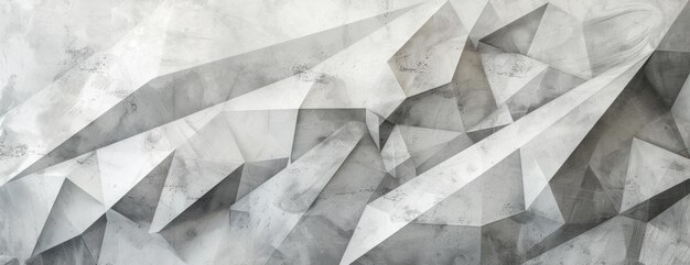 Photo abstract grey and white shapes painting