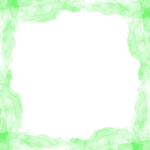 Abstract Groen inktframe