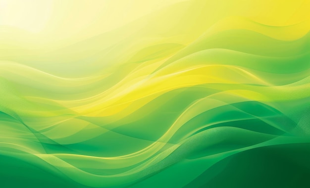 Abstract Groene en gele golvende achtergrond