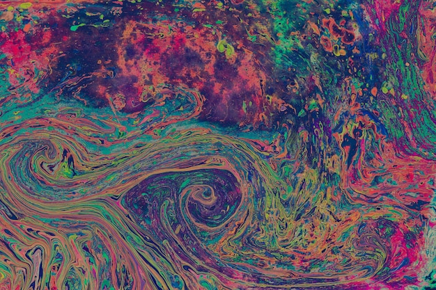 추상적인 그룬지 아트 배경 텍스처와 다채로운 페인트 스프레이