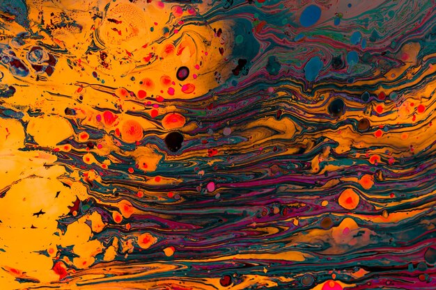 추상적인 그룬지 아트 배경 텍스처와 다채로운 페인트 스플래시xA