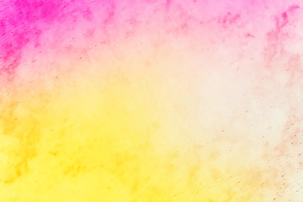 Photo abstract grunge backgroung with yellow and pink colors