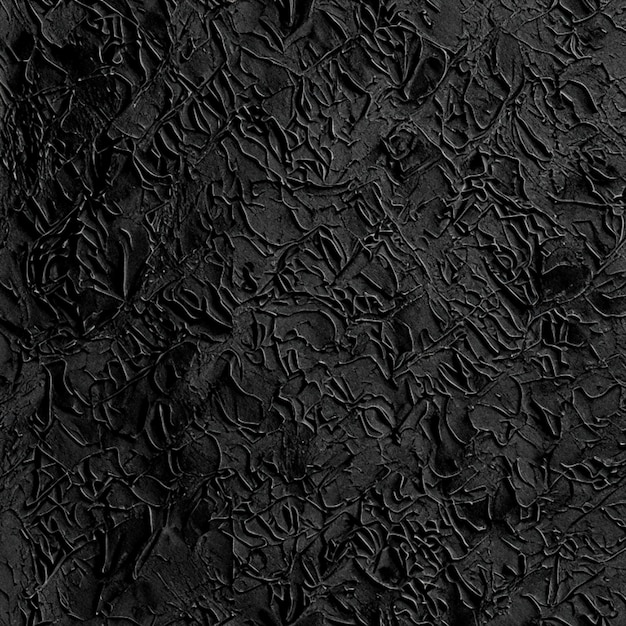 Photo abstract grunge decorative relief black stucco wall texture background