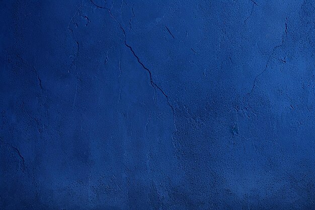 Abstract grunge decorative relief navy blue stucco wall texture wide angle rough colored background