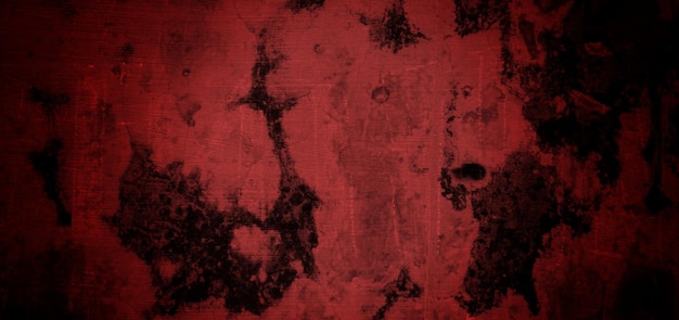 Abstract grunge red background texture scary dark red wall background walls full of scratches and stains