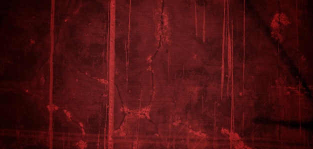 Абстрактная гранж-красная текстура фона, страшная темно-красная стена, стены, полные царапин и пятен