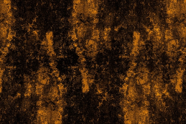 Abstract grunge textured dark orange color abandoned old concrete wall surface for background