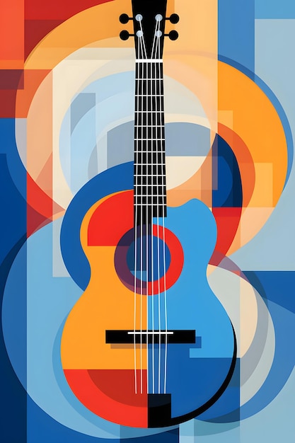 Abstract Guitar