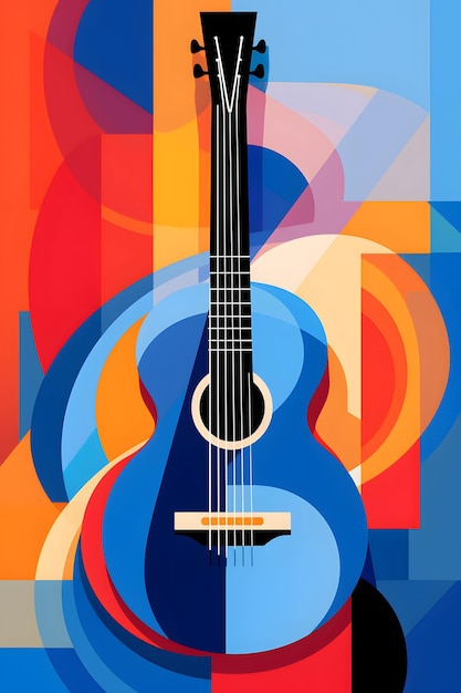 Abstract Guitar