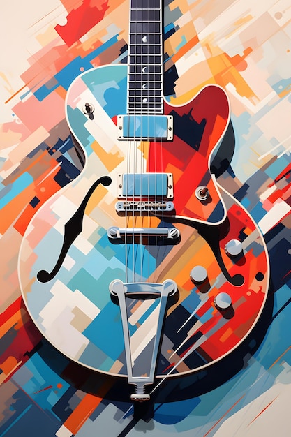 Abstract Guitar