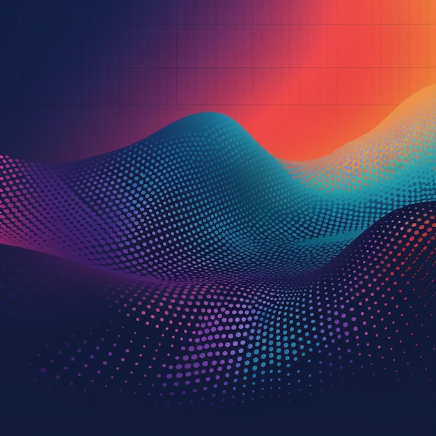 abstract halftone background theme