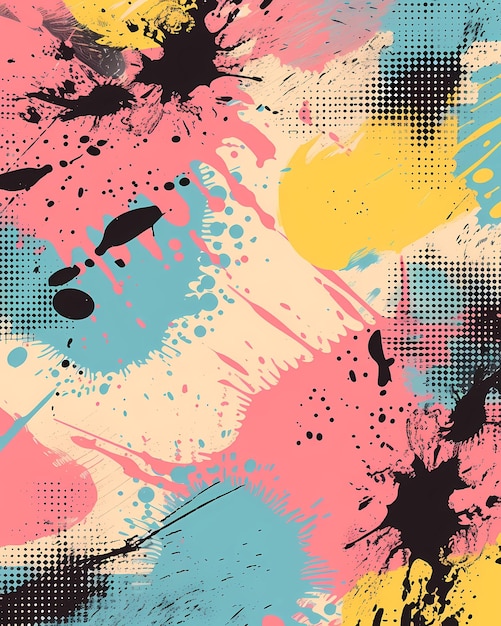 Абстрактный фоновый комикс Современный дизайн форм в поп-цветах баннер