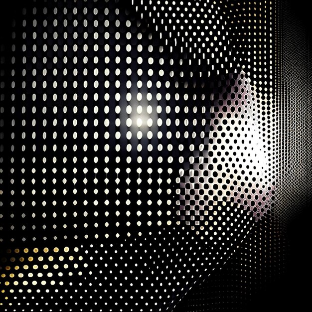 Abstract halftone dots vintage texture background and soft light