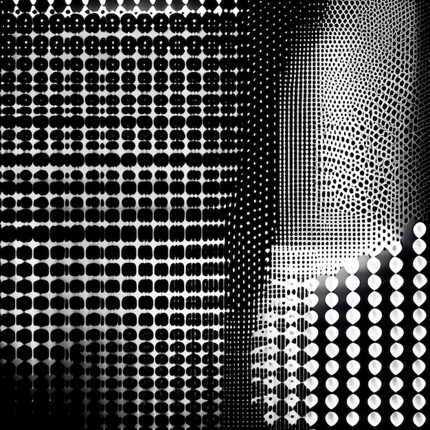 Photo abstract halftone dots vintage texture background and soft light