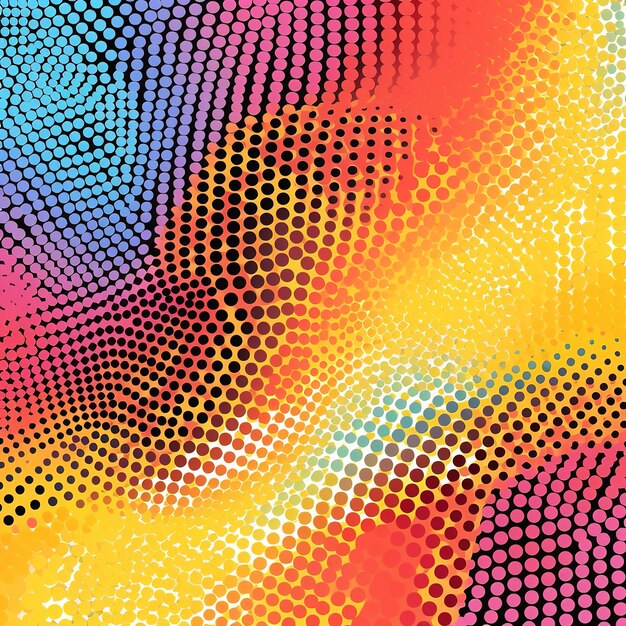 Abstract halftone dotted background