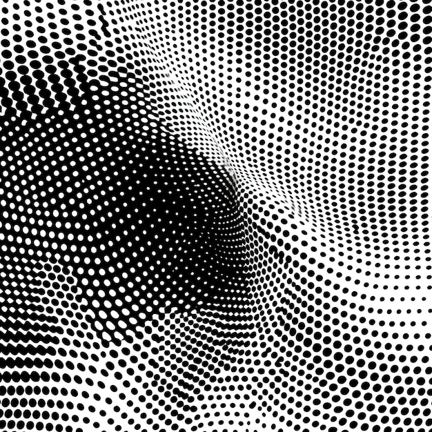 Photo abstract halftone dotted background