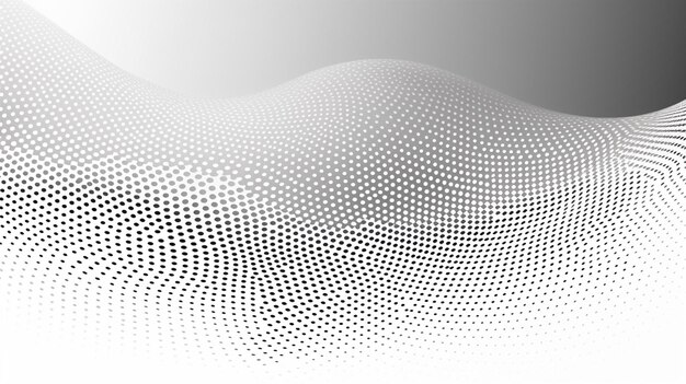 Abstract Halftone Gradient Background Monochrome points abstract illustration with dots