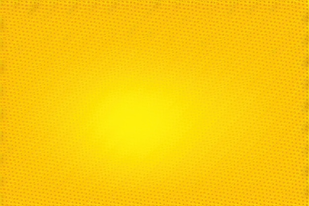 Abstract halftone texture on yellow background vintage paper backdrop