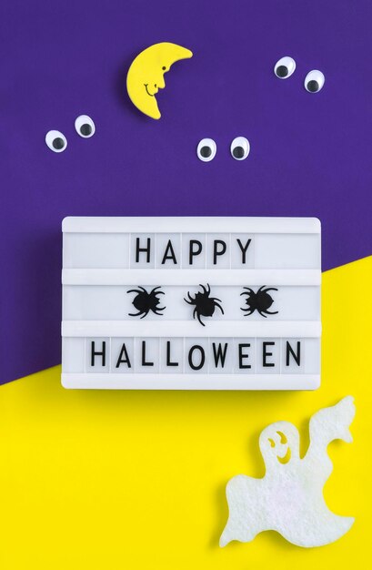 Abstract Halloween composition background for halloween card vertical banner