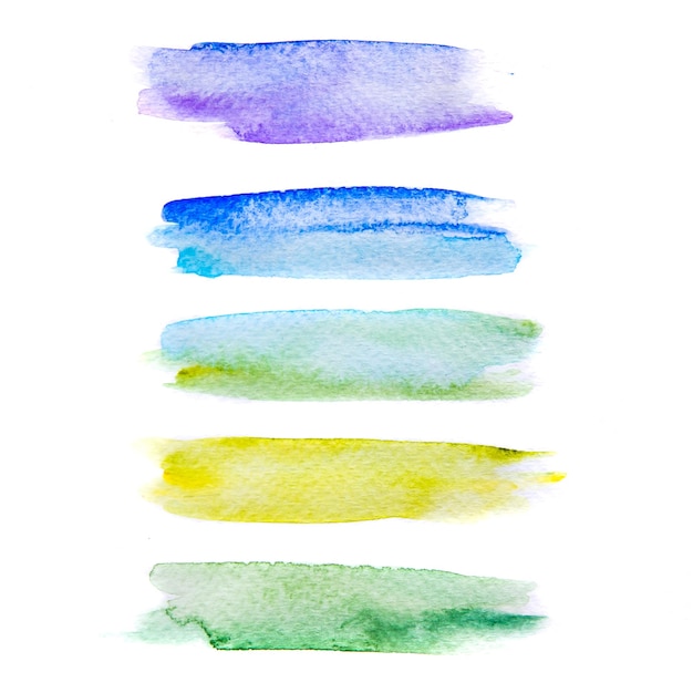 Abstract Hand painted brush Watercolor Colourful wet background on paper Handmade Pastel colour texture art for creative backdrop wallpaper or design art work