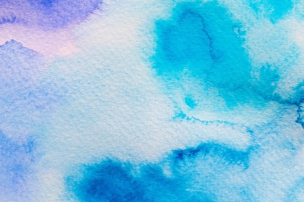 Abstract hand painted brush watercolor colourful wet background on paper handmade pastel colour texture art for creative backdrop wallpaper or design art work