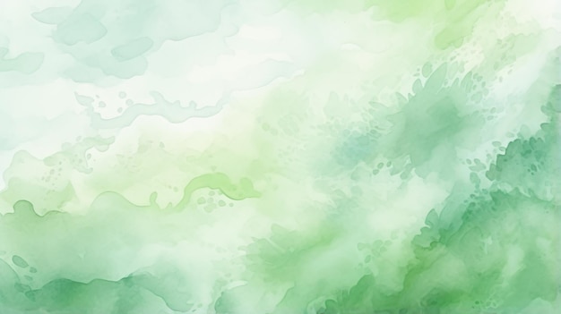 abstract hand painted light green nature watercolor background