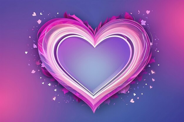 abstract heart shape for background