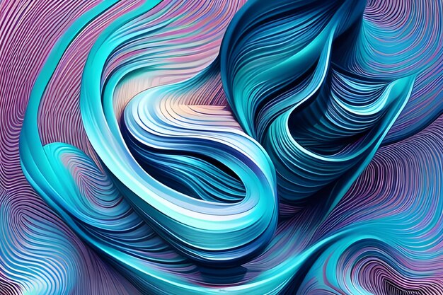 Abstract Helix Illustration