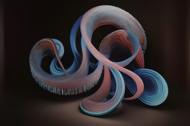 Abstract Helix Illustration