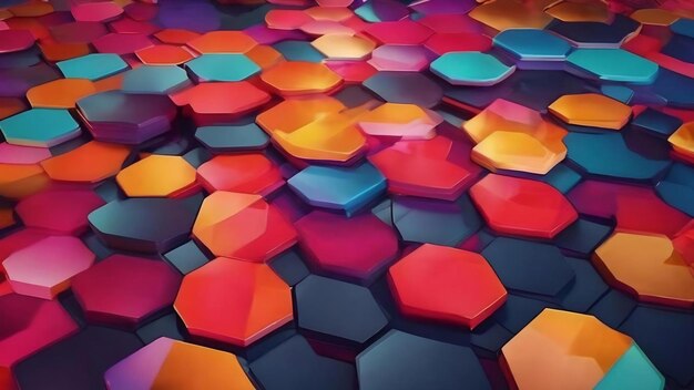 Abstract hexagon geometry texture background