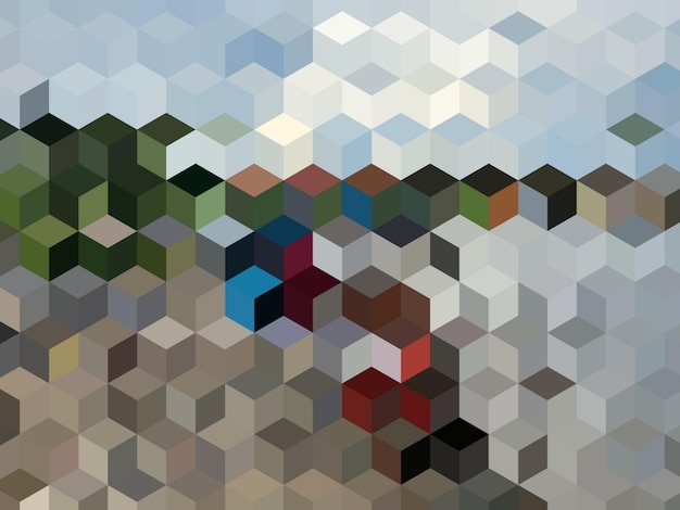 abstract hexagonal dark background geometric shape wallpaper with gradient honeycomb