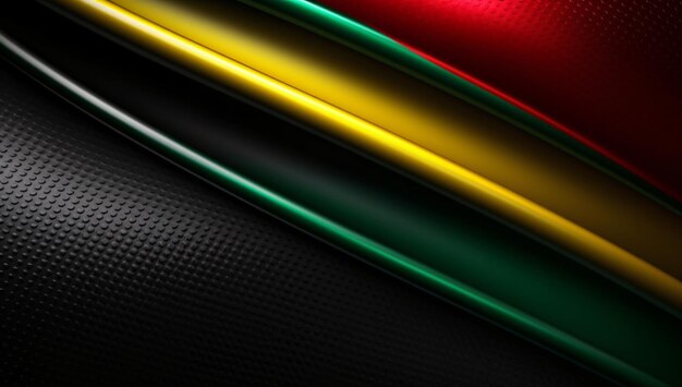 Abstract high tech south Africa wallpaper background black yellow red green