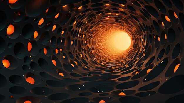 Abstract holes background