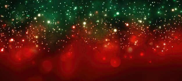 Abstract Hot Red Blurry Lights Background Christmas backdrop Generative AI