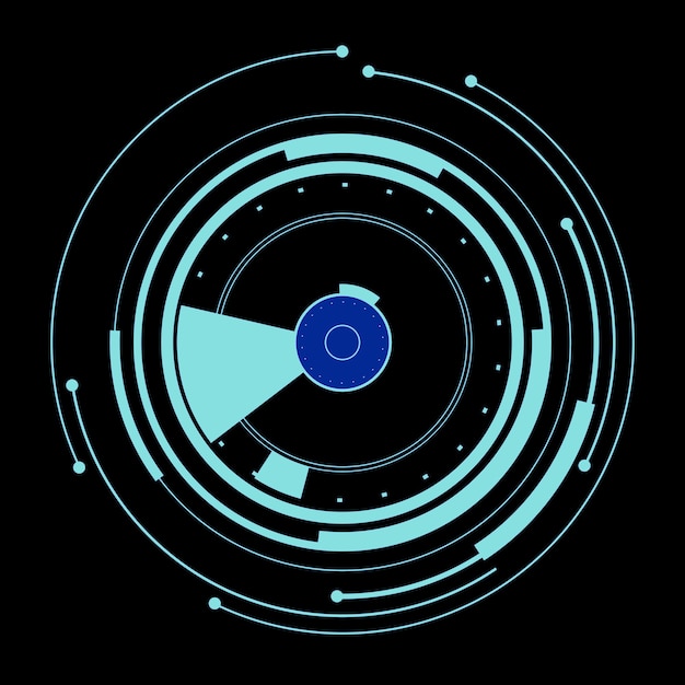 abstract hud display infographic scifi futuristic information