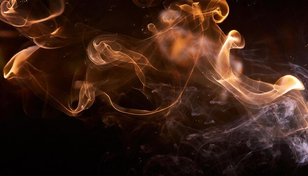 Abstract hyper realistic wavy and smoky background