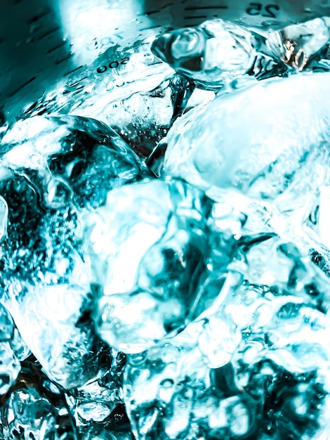 Photo abstract ice background ice cubes feel fresh on hot days ice is indispensable in summer