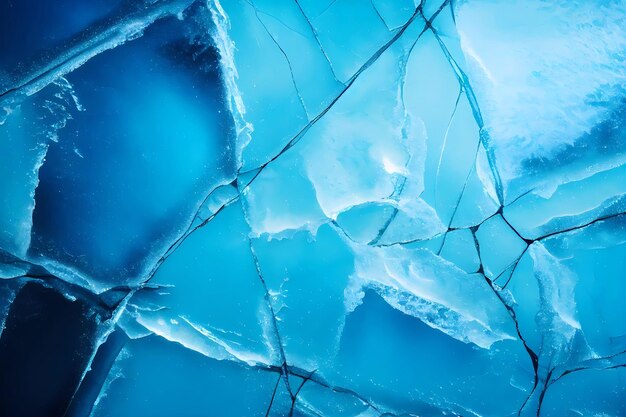 Abstract ice cracks background Generative ai design