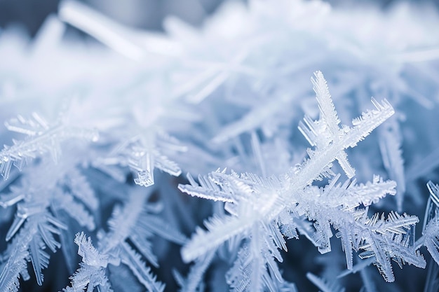 写真 アブストラクト 氷の結晶の質感