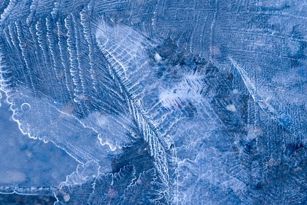 Abstract ice texture