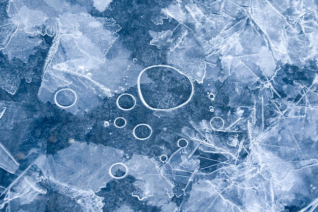 Abstract ice texture